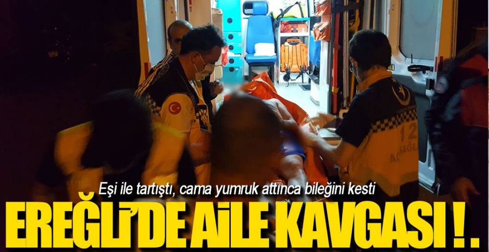 AİLE KAVGASINDA KAN AKTI!.