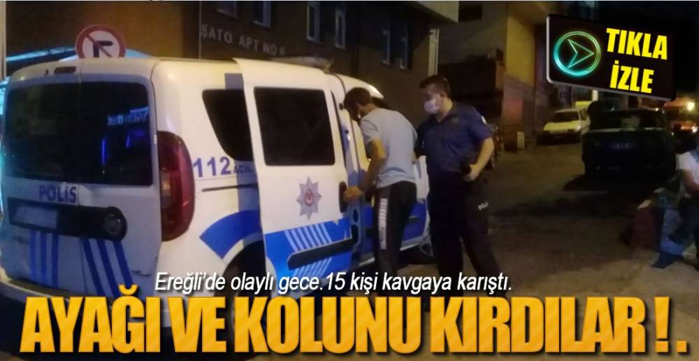 AYAĞI VE KOLUNU KIRDILAR !.