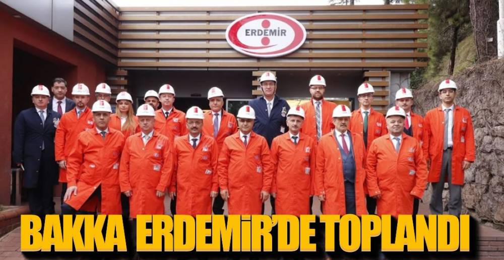 BAKKA ERDEMİR'İN EV SAHİPLİĞİNDE TOPLANDI !.