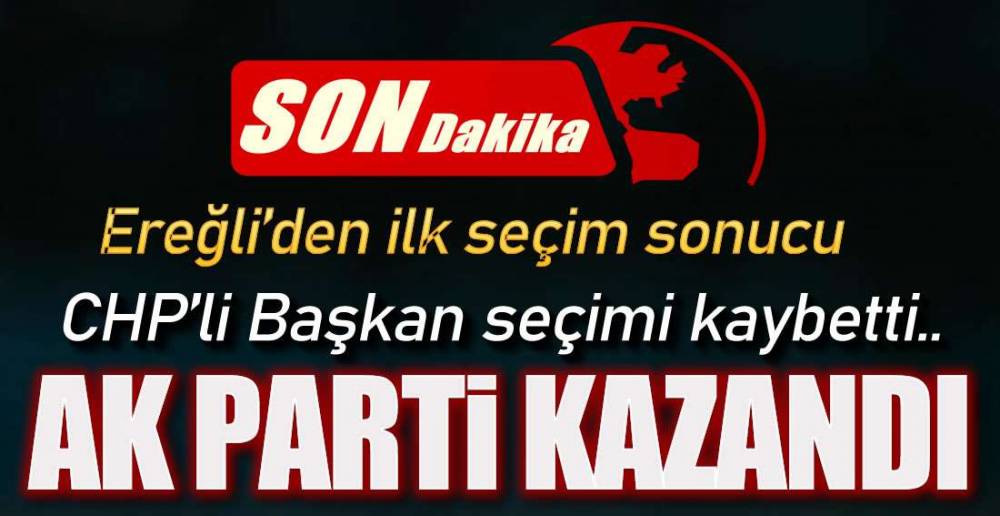 CHP'Lİ BELEDİYEYİ AK PARTİ KAZANDI !