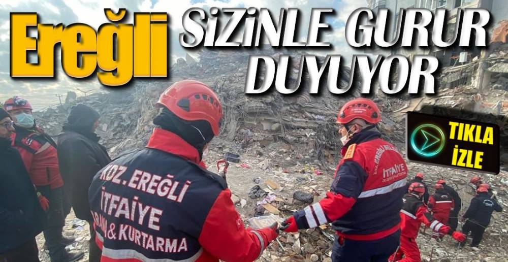 DEPREM BÖLGESİNDE DUYGUSAL ANLAR !