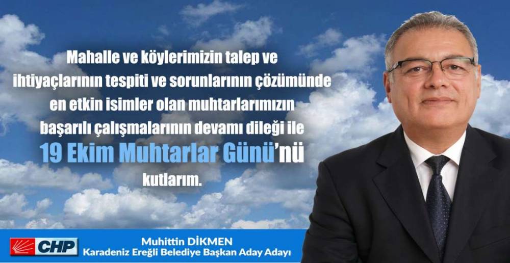 DİKMEN MUHTARLAR GÜNÜNÜ KUTLADI