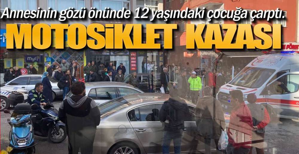 ERDEMİR CADDESİNDE KAZA !