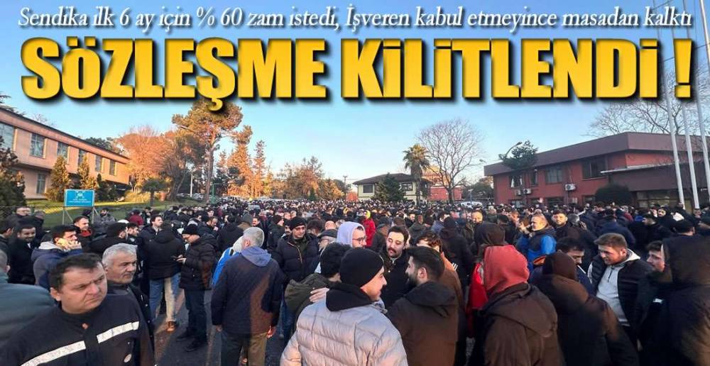 ERDEMİR'DE SÖZLEŞME GÖRÜŞMELERİ TIKANDI !