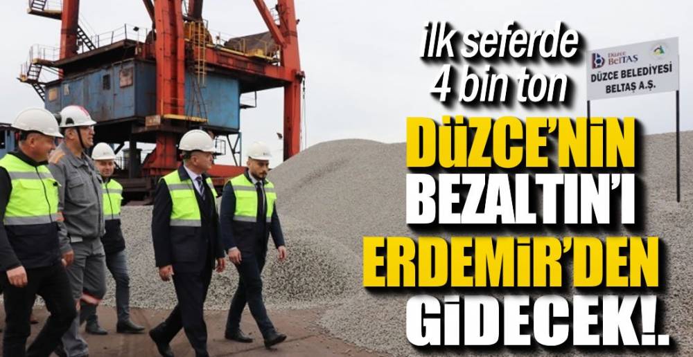 ERDEMİR LİMANINDA İNCELEME !.