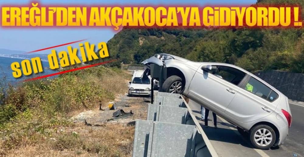 AKÇAKOCA YOLUNDA KAZA !.