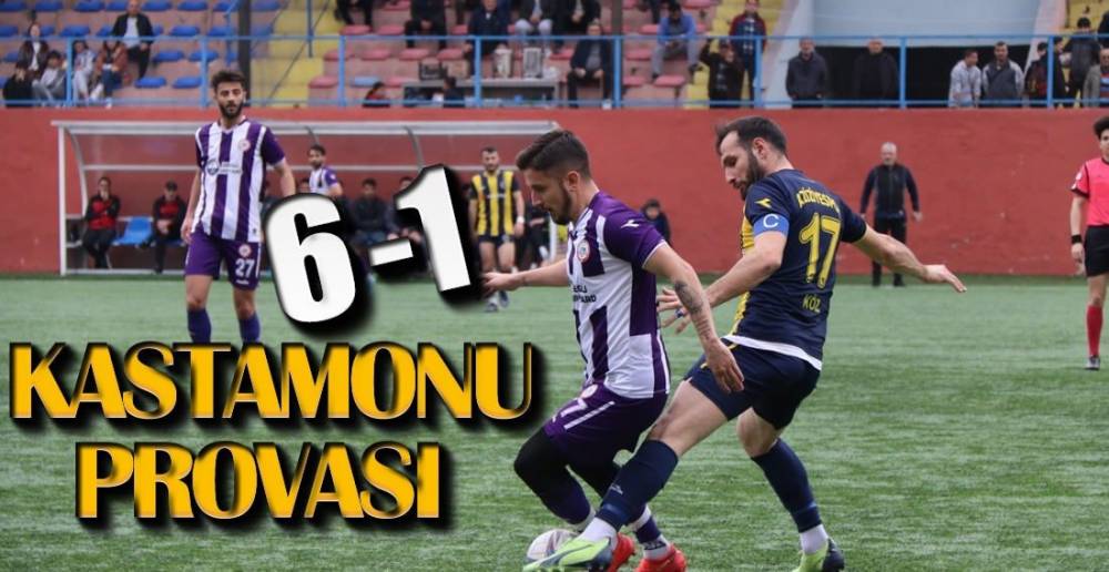 EREĞLİ BELEDİYESPOR'DAN KASTAMONU PROVASI