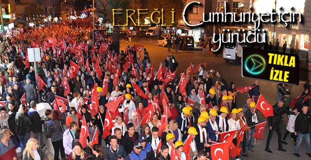 EREĞLİ'DE 29 EKİM COŞKUSU