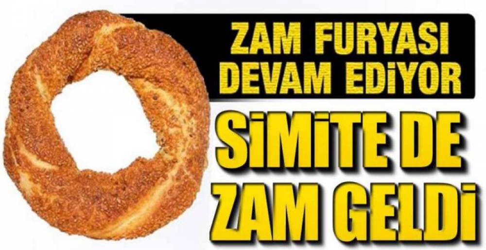 EREĞLİ'DE %50 SİMİT ZAMMI !