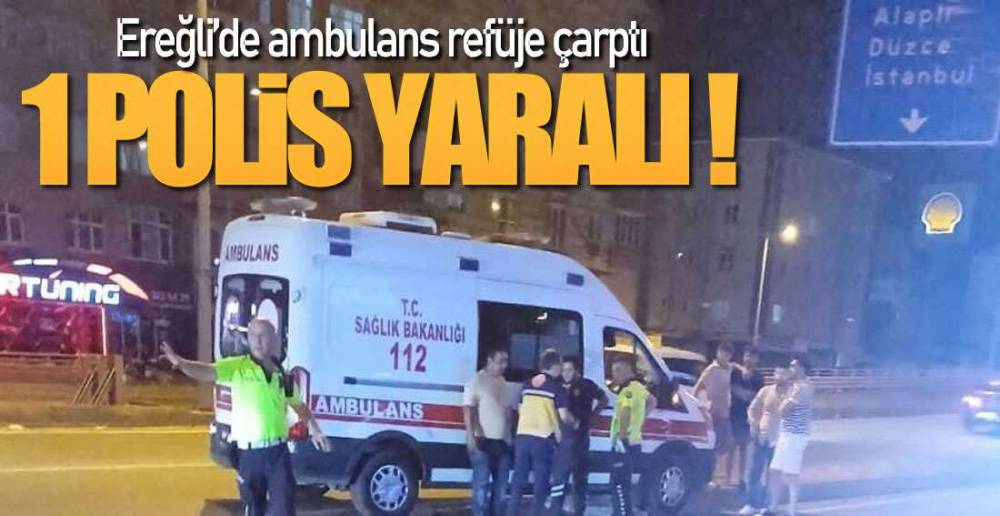 AMBULANS KAZA YAPTI !