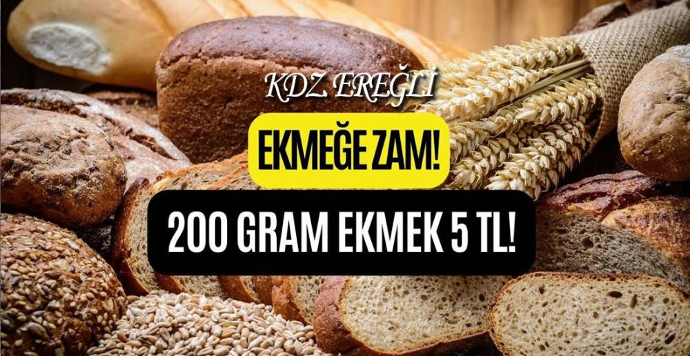 EREĞLİ'DE EKMEĞE ZAM !