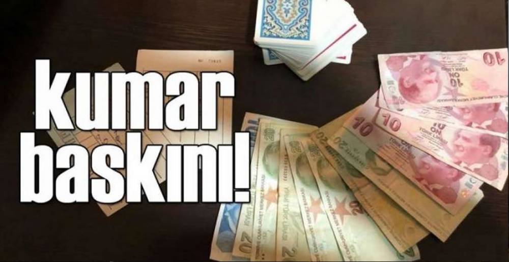 EREĞLİ'DE KUMAR BASKINI!