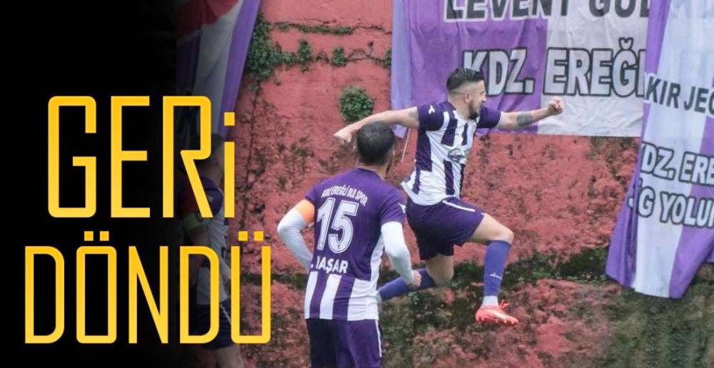 EREĞLi'DE TRANSFER , GERİ DÖNDÜ !