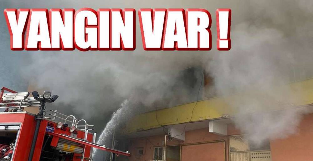 EREĞLİ'DE YANGIN VAR !