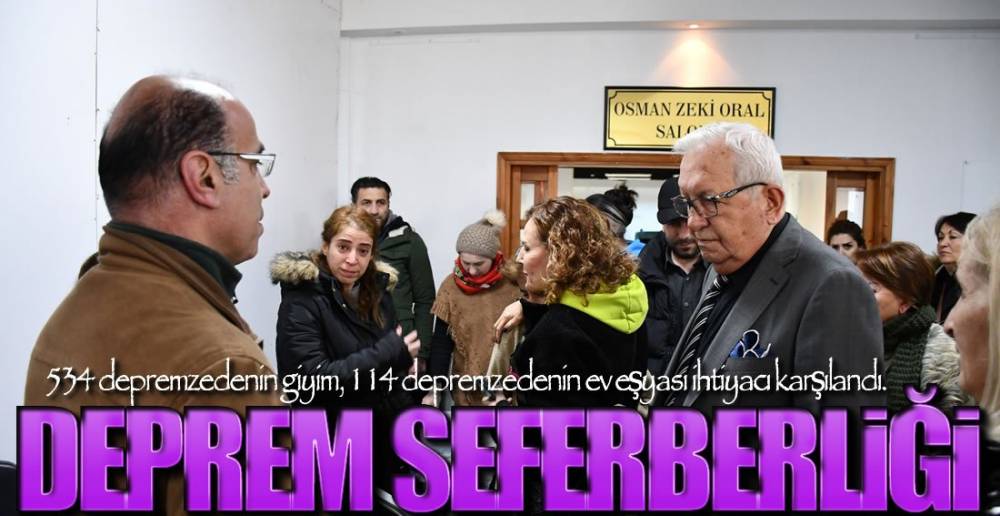 DEPREM SEFERBERLİĞİ