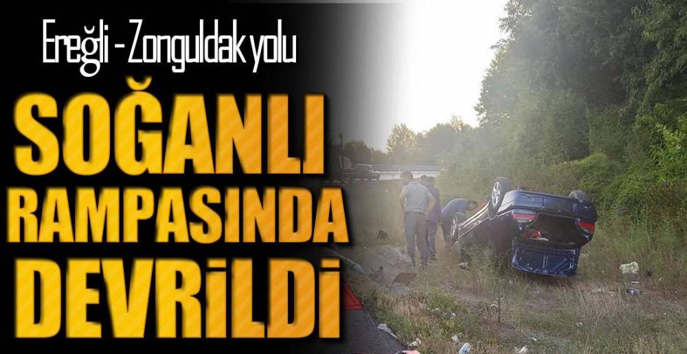 EREĞLİ -ZONGULDAK YOLUNDA KAZA !