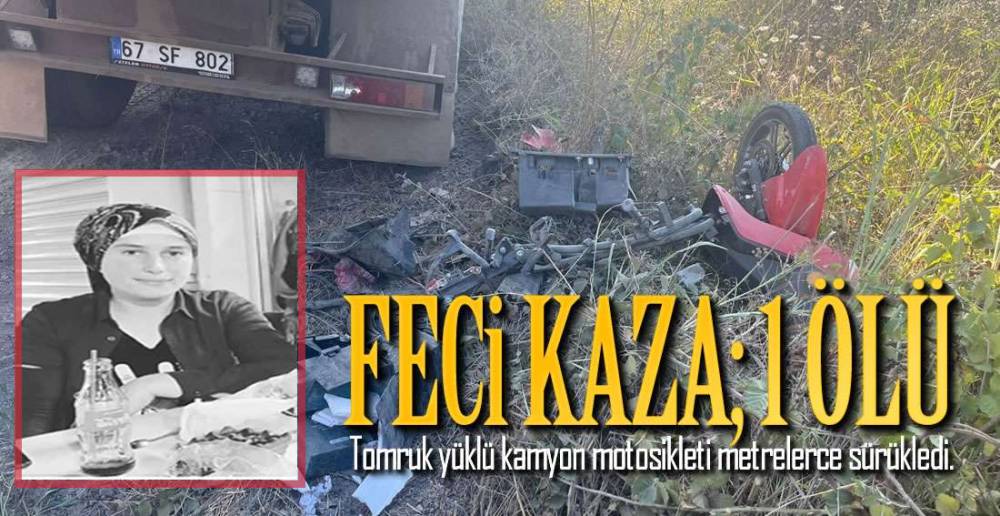 FECİ KAZA ; 1 ÖLÜ !..