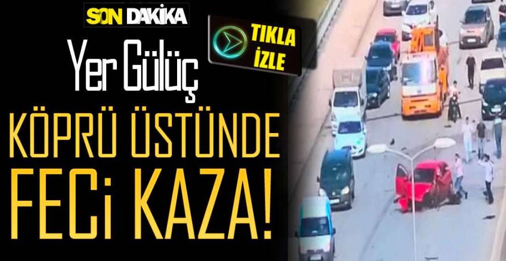 İŞTE  KAZA GÖRÜNTÜSÜ