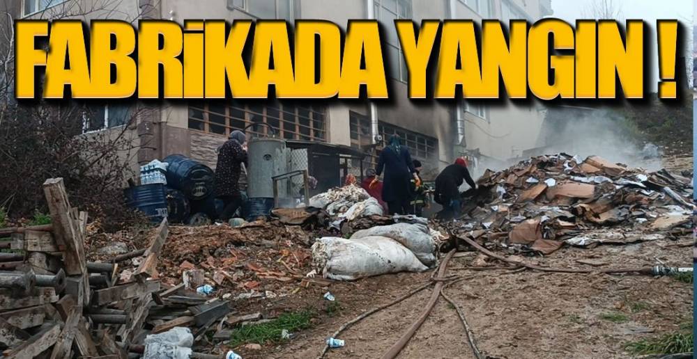 İTFAİYE MÜDAHALE ETTİ, BÜYÜMEDEN SÖNDÜRÜLDÜ