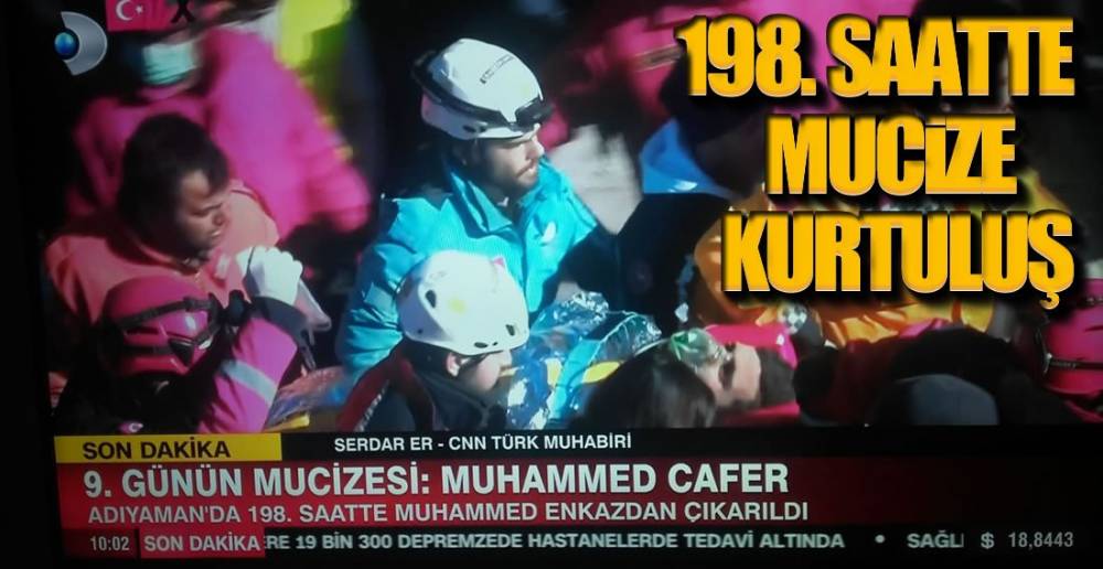 198 VE 201  SAAT SONRA MUCİZE KURTULUŞLAREN