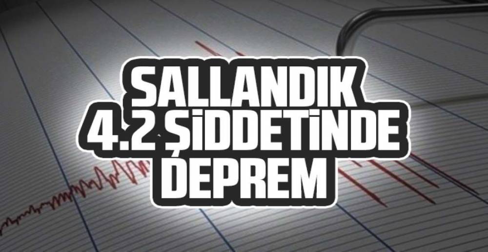 EREĞLİ'DE DE HİSSEDİLDİ !