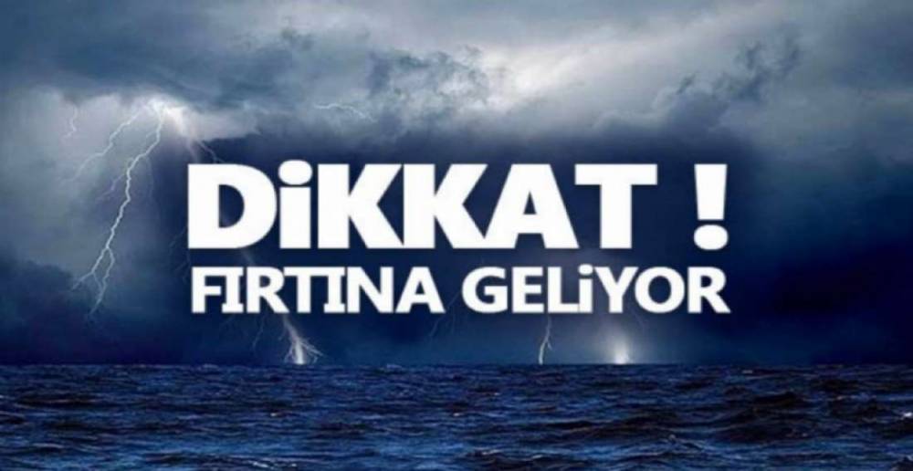 METEOROLOJİ  UYARDI !