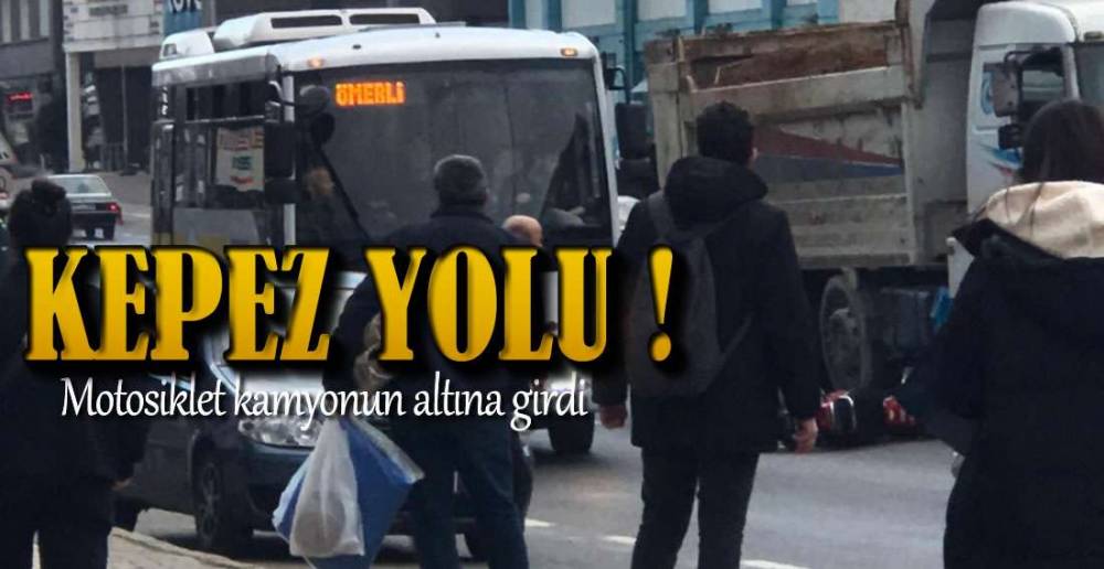 KAMYONUN ALTINA GİRDİ !