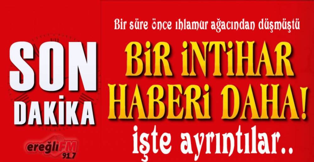 İNTİHAR !