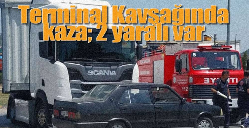 TERMİNAL KAVŞAĞINDA KAZA !