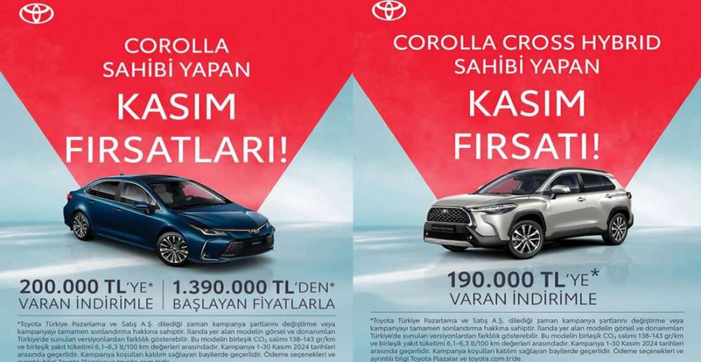 TOYOTA 'DA KASIM FIRSATLARI