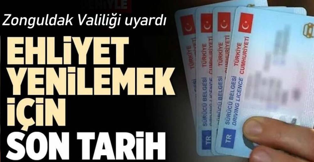 VALİLİK EHLİYET AÇIKLAMASI YAPTI