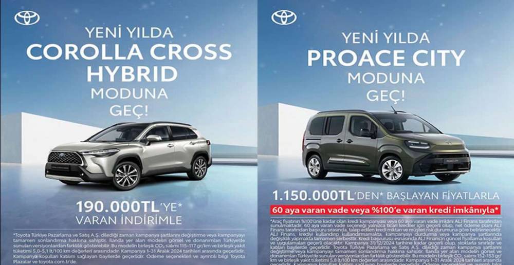 YENİ YILDA TOYOTA