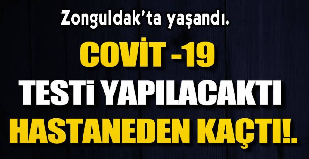 ZONGULDAK'TA YAŞANDI !.