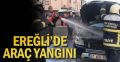 KEPEZ'DE ARAÇ YANGINI !