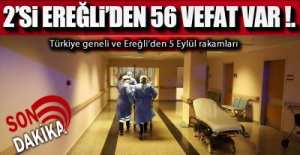 1 GÜNDE 2'Sİ EREĞLİ'DEN 56 VEFAT !.