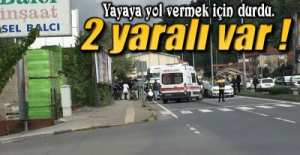 DEVREK YOLU CADDESİNDE KAZA !