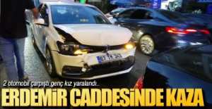 ERDEMİR CADDESİNDE KAZA !.