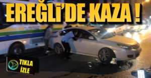 ERDEMİR CADDESİNDE KAZA !.