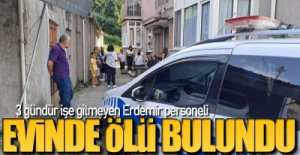 EVİNDE ÖLÜ BULUNDU