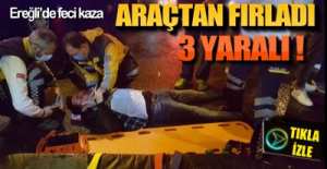 FECİ KAZA  3 YARALI!.