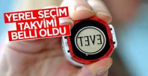 YEREL SEÇİM TAKVİMİ