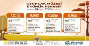 OYUNCAK MÜZESİ EKİM PROGRAMI