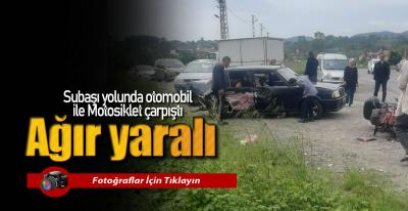 EREĞLİ'DE FECİ KAZA ; AĞIR YARALI !