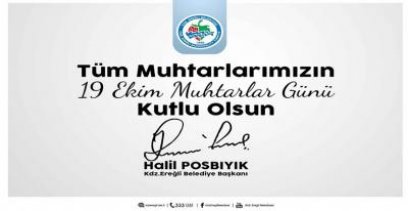 POSBIYIK MUHTARLAR GÜNÜNÜ KUTLADI