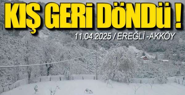 BU FOTOĞRAF EREĞLİ'DEN