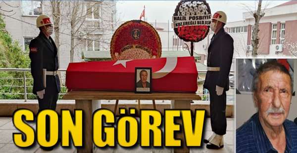 EMEKLİ ASTSUBAY SON YOLCULUĞUNA UĞURLANDI