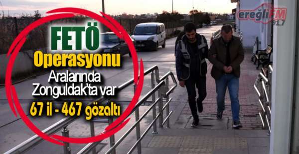 ZONGULDAK'TA 16 GÖZALTI VAR !.