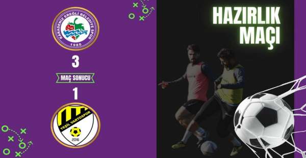 KDZ.EREĞLİ BELEDİYESPOR :3 YEŞİL VARTOSPOR : 1